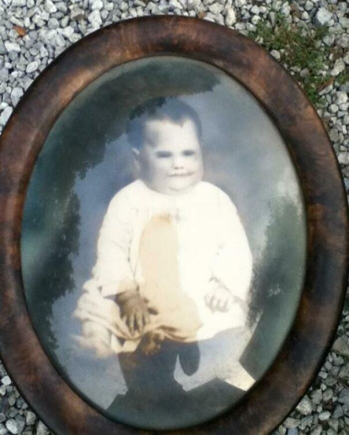 Spotted a Weird Baby Picture in Our Attic—Creepy or Just Vintage?