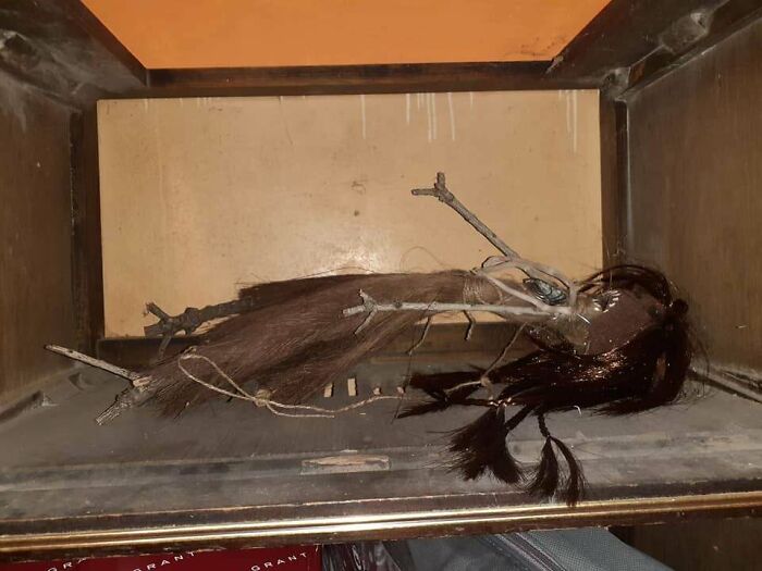 Creepy Doll Found Tucked Away in a Secret Storage Closet Spot