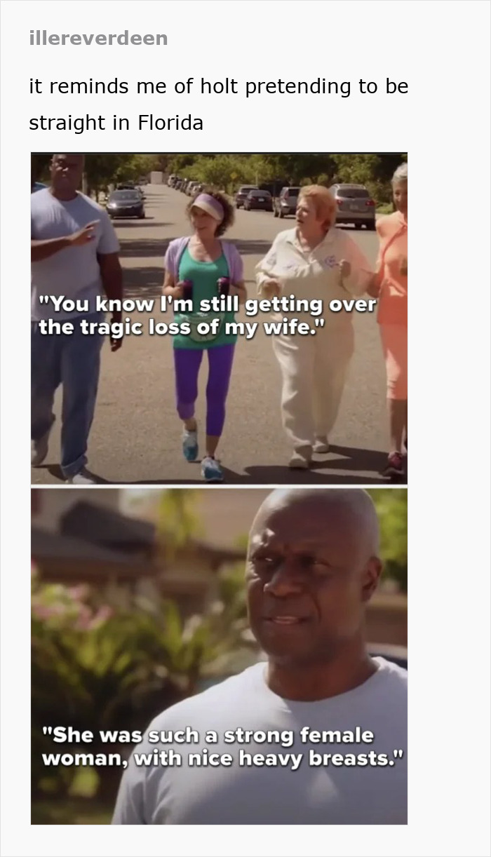 CEO Faking Joy Like Captain Holt From Brooklyn Nine-Nine