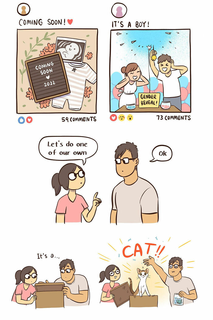 Wait, They Actually Ranked These? 50 Hilarious ‘It Guy & Art Girl’ Comics That Nail Couple Life