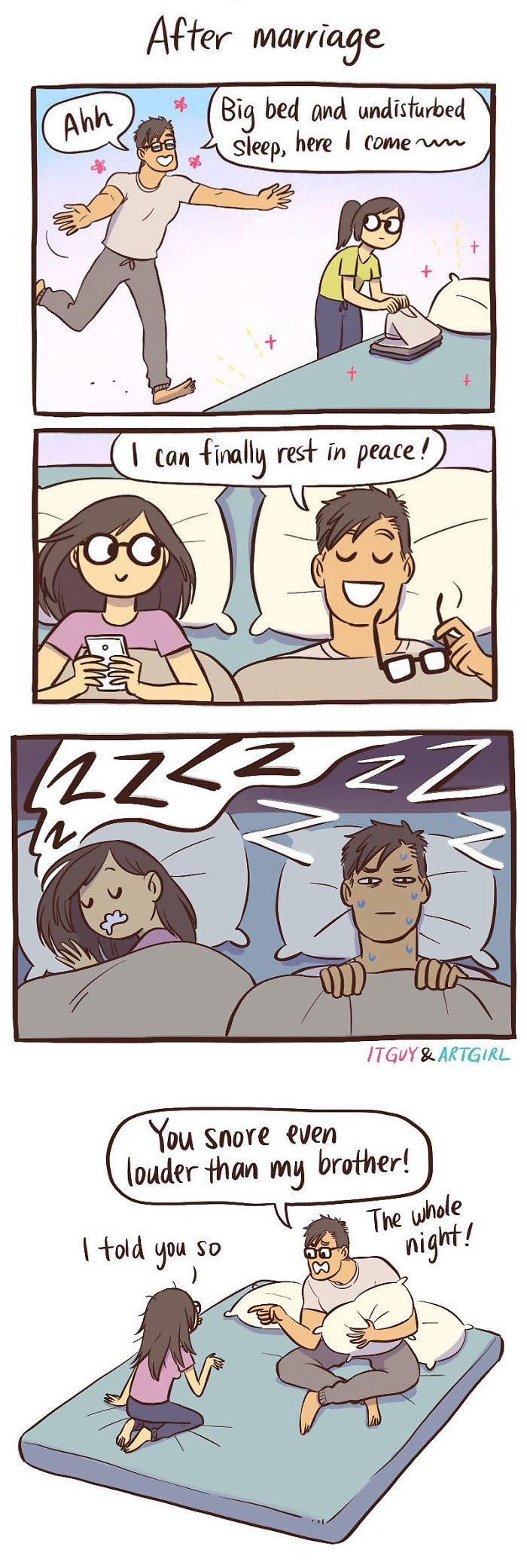 Wait, They Actually Ranked These? 50 Hilarious ‘It Guy & Art Girl’ Comics That Nail Couple Life