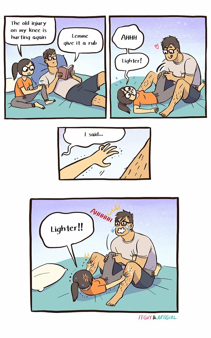 Wait, They Actually Ranked These? 50 Hilarious ‘It Guy & Art Girl’ Comics That Nail Couple Life