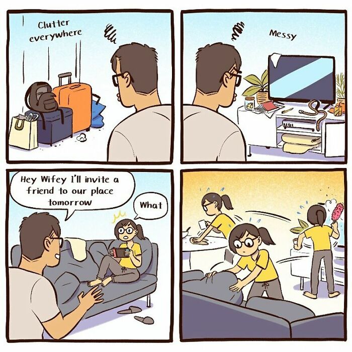 Wait, They Actually Ranked These? 50 Hilarious ‘It Guy & Art Girl’ Comics That Nail Couple Life