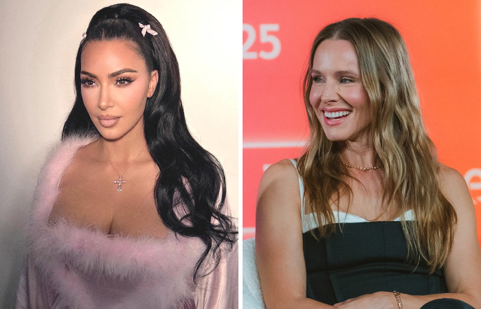 Kim Kardashian & Kristen Bell