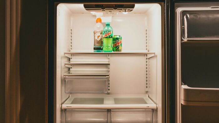 Husband comes home, complains there’s ‘no food’ – fridge’s mystery contents stir up a storm