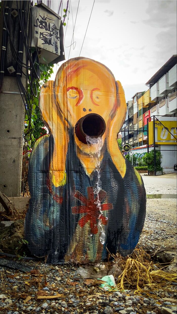 These Wild Thai Murals by LuckyLeg Will Totally Mess With Your Brain