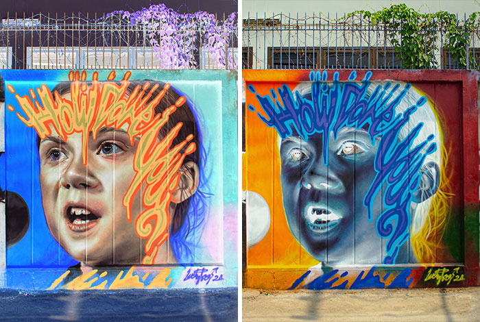 These Wild Thai Murals by LuckyLeg Will Totally Mess With Your Brain