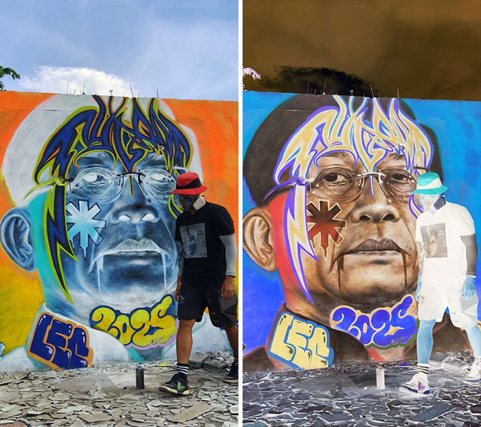 These Wild Thai Murals by LuckyLeg Will Totally Mess With Your Brain