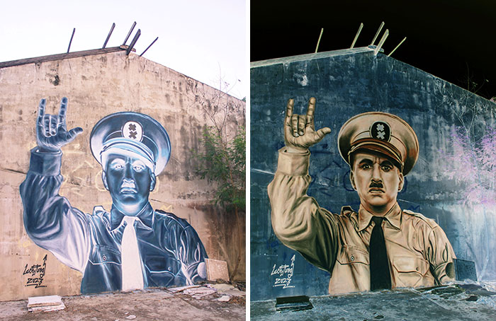 These Wild Thai Murals by LuckyLeg Will Totally Mess With Your Brain