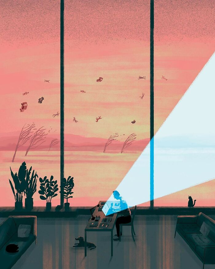 40 Mind-Blowing Illustrations That Make You Go "Wait, What?!" by Paul Blow