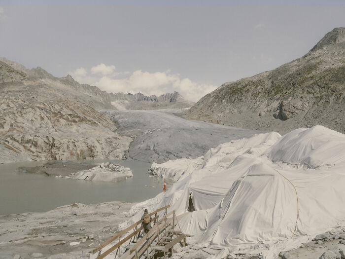 Glacier Cover, Switzerland (Frozen Over and Forgotten)