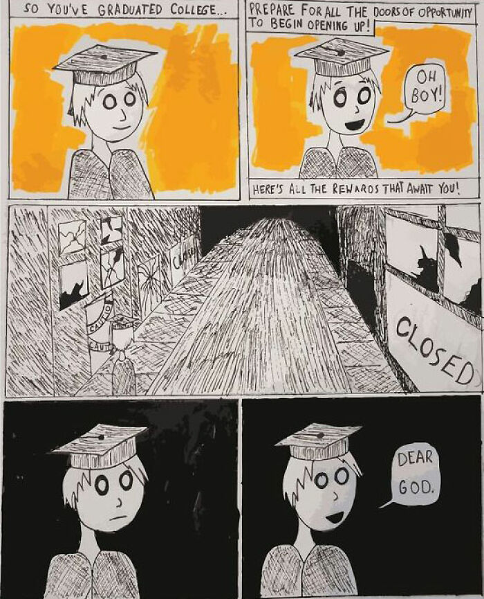 Wait Till You See These Comics That Nail Modern Life With A Dark (But Hilarious) Twist