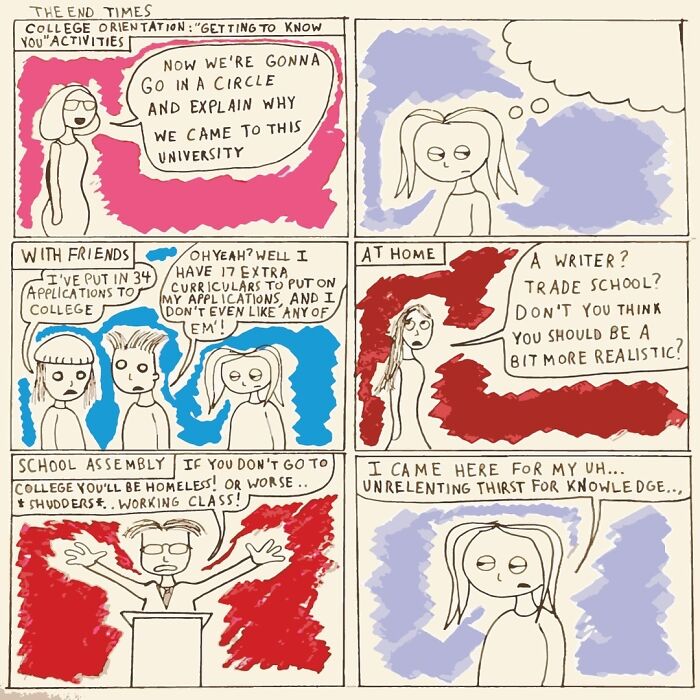 Wait Till You See These Comics That Nail Modern Life With A Dark (But Hilarious) Twist