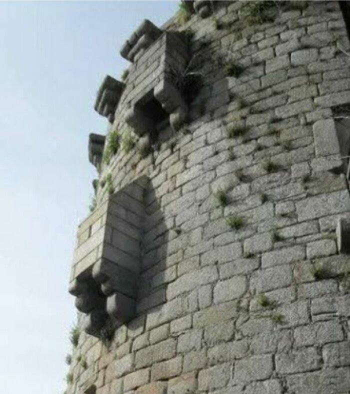 What Are Those Odd Castle Side Features?