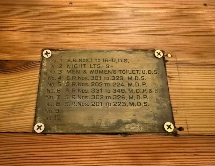 What's That Brass Plate In The Bedroom All About?