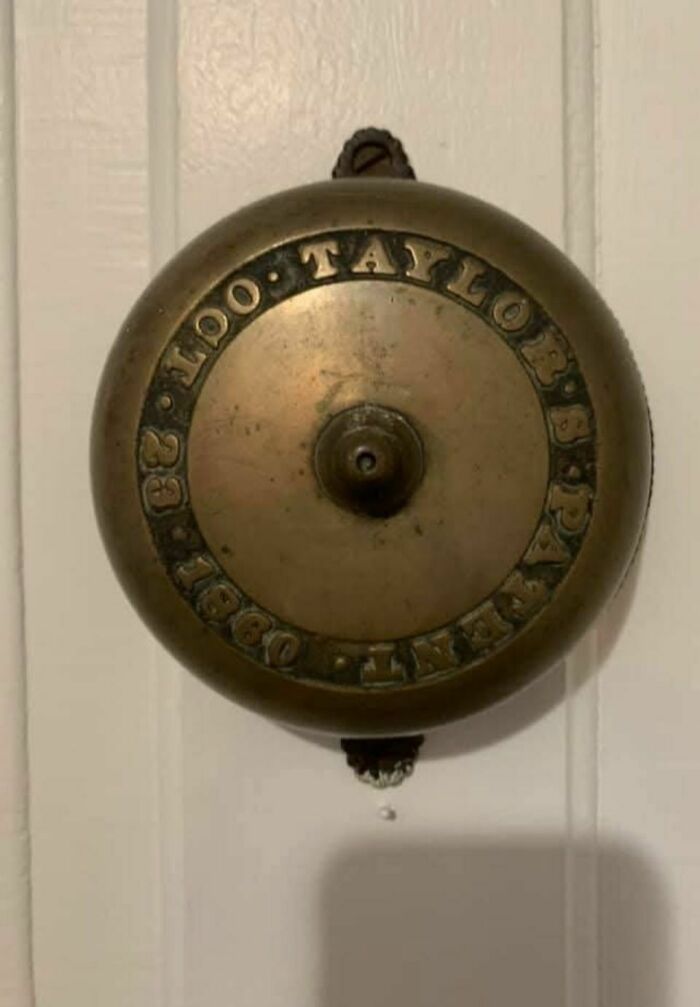 Old Mechanical Doorbell—Ever Seen One?