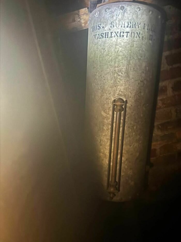 What’s That Old Water Tank Looking Thing In A Colonial House?