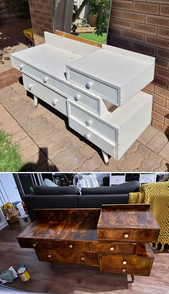 Old Dresser From Facebook Marketplace: Revamped and Ready