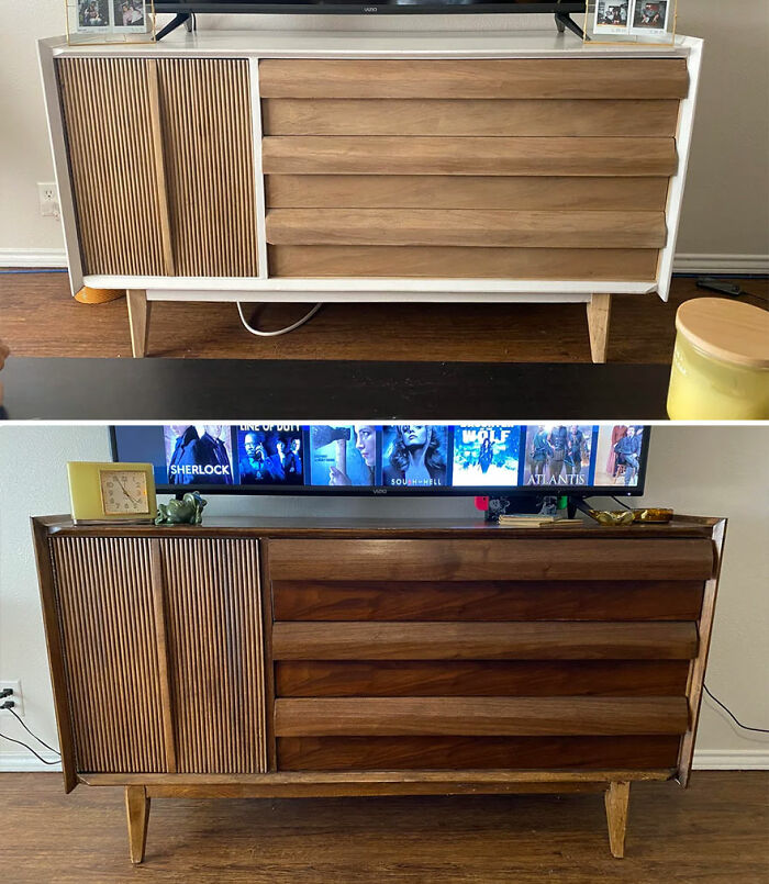 Lane Cabinet Before & After: Total Transformation