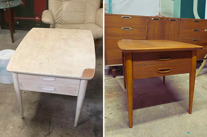 Lane Commode Table: Chalk Paint No More