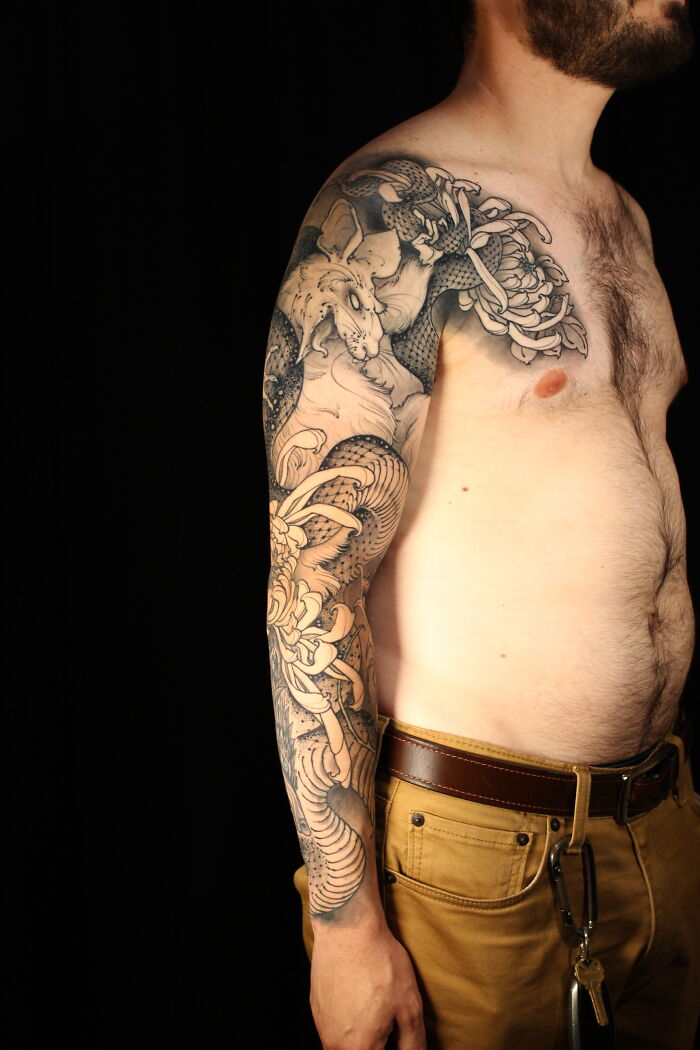 Snake, Rats & Very Cool Chrysanthemums