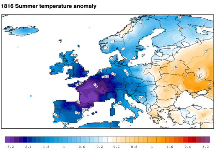 Year Without a Summer: The Weather That Broke 1816