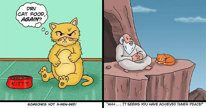 30 Cat Comics That Nail The Crazy, Sneaky, Hilarious Side Of Cats