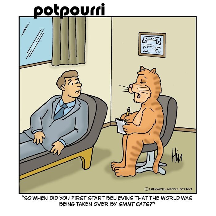 30 Cat Comics That Nail The Crazy, Sneaky, Hilarious Side Of Cats