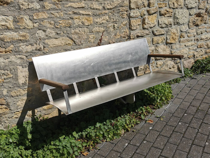 Bench Made from a Playground Slide? Genius or Madness?