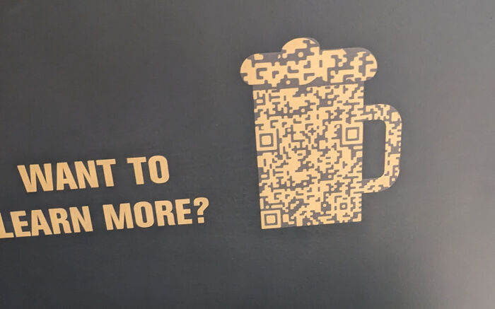 Beer QR Code That Refuses to Work