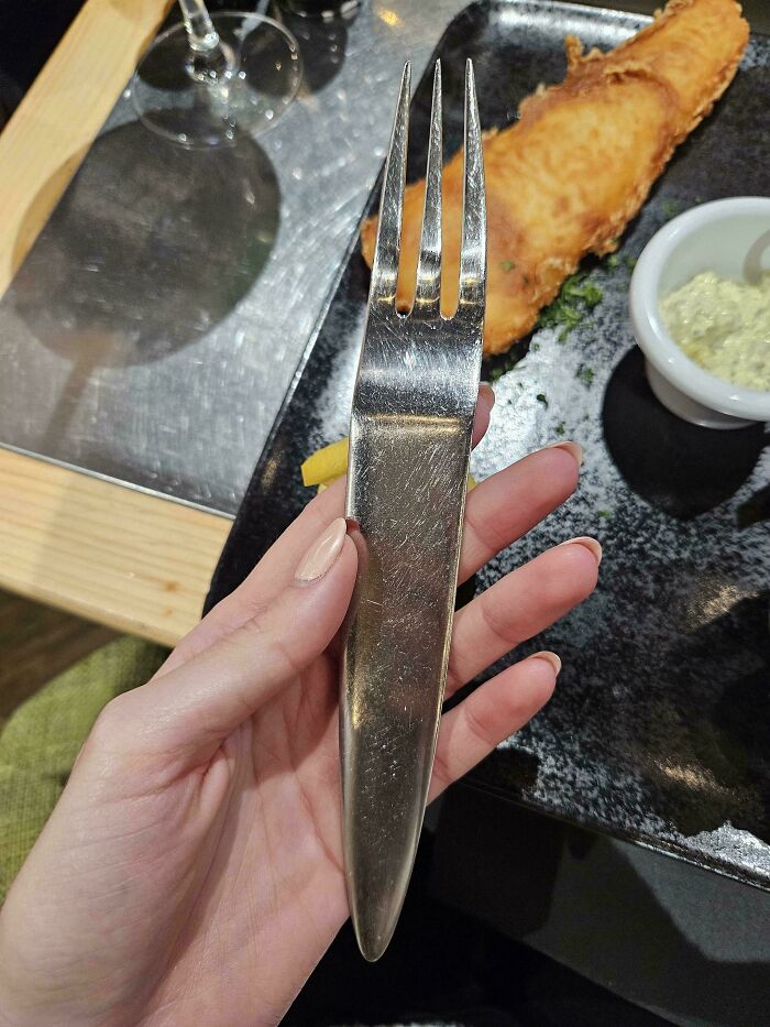 Restaurant Forks That Make You Tilt Your Head