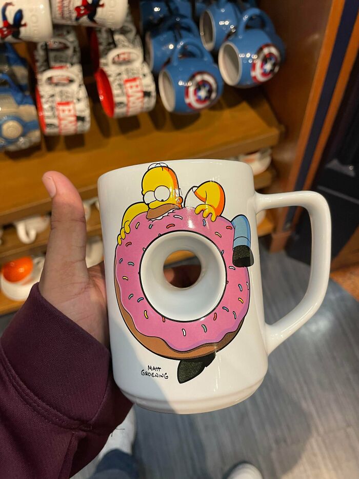 This Simpsons Mug Is Playing Hard to Drink From