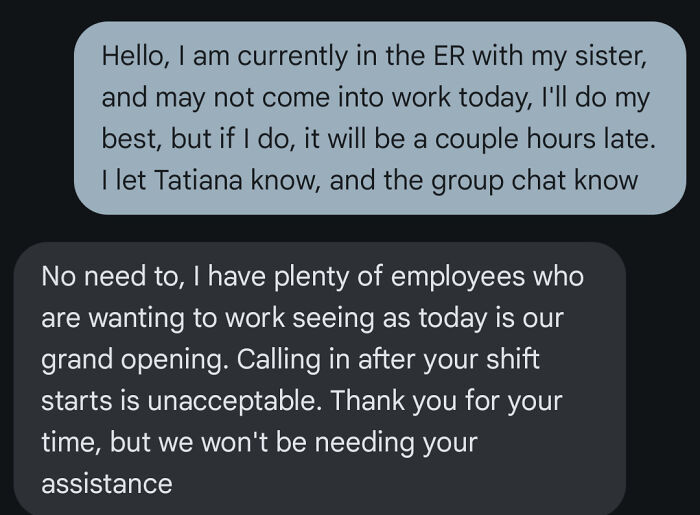 Did I Just Get Fired? The Text That Left Me Confused