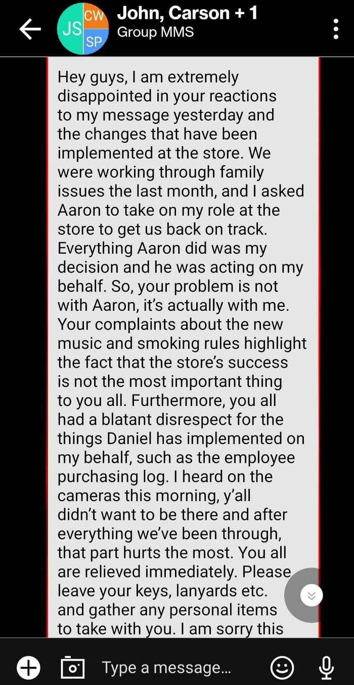 Fired Because Boss’s Friend Was Being a Jerk?