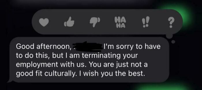 My Manager Texted Me This To Fire Me—No Face to Face?