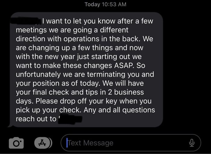 Asked for a Raise, Got Fired By Text Next Day