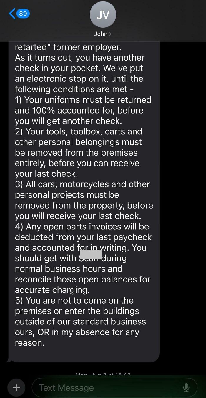 Boss Owes Me Three Paychecks and Fired Me Anyway