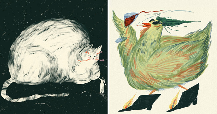 40 Dreamy Illustrations That Make You Go, “Aww, That’s So Real!”