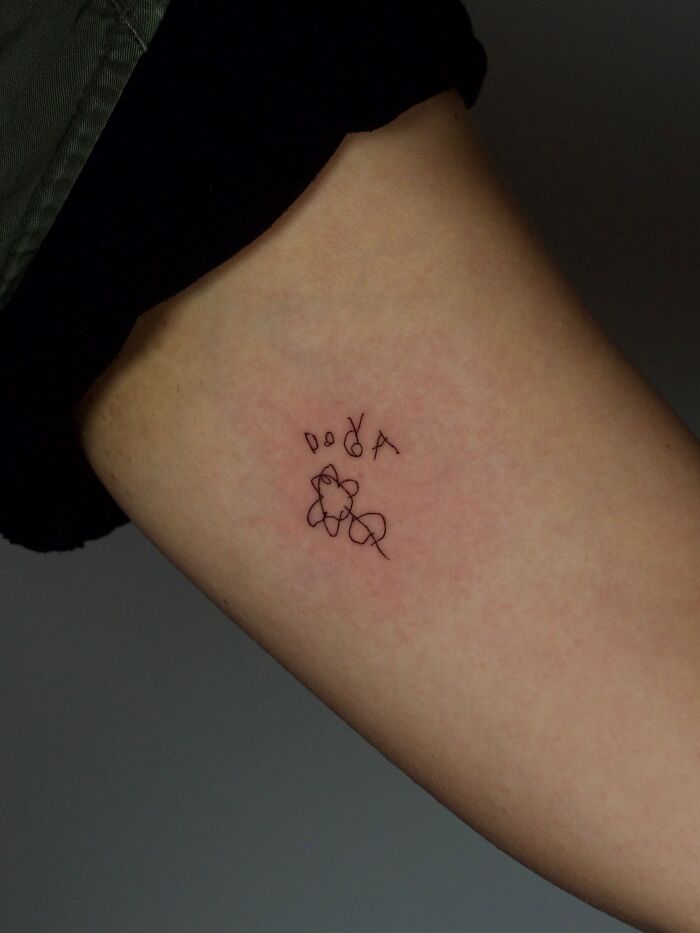 Kid’s Doodle Gone Inked
