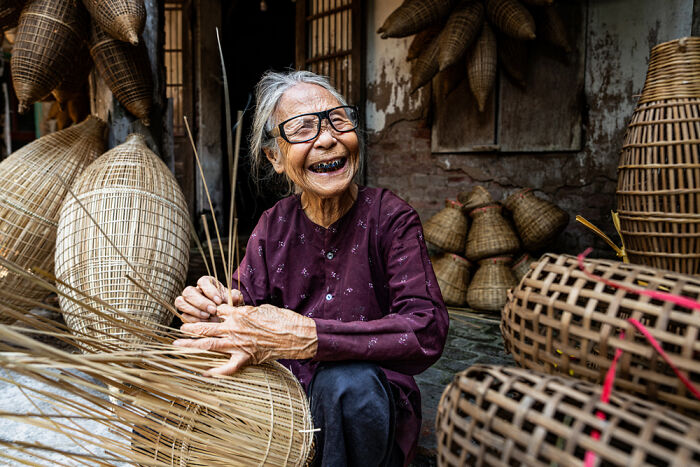 Basket-Weaving Smile in Hanoi: Rahsan Firtina, Turkey