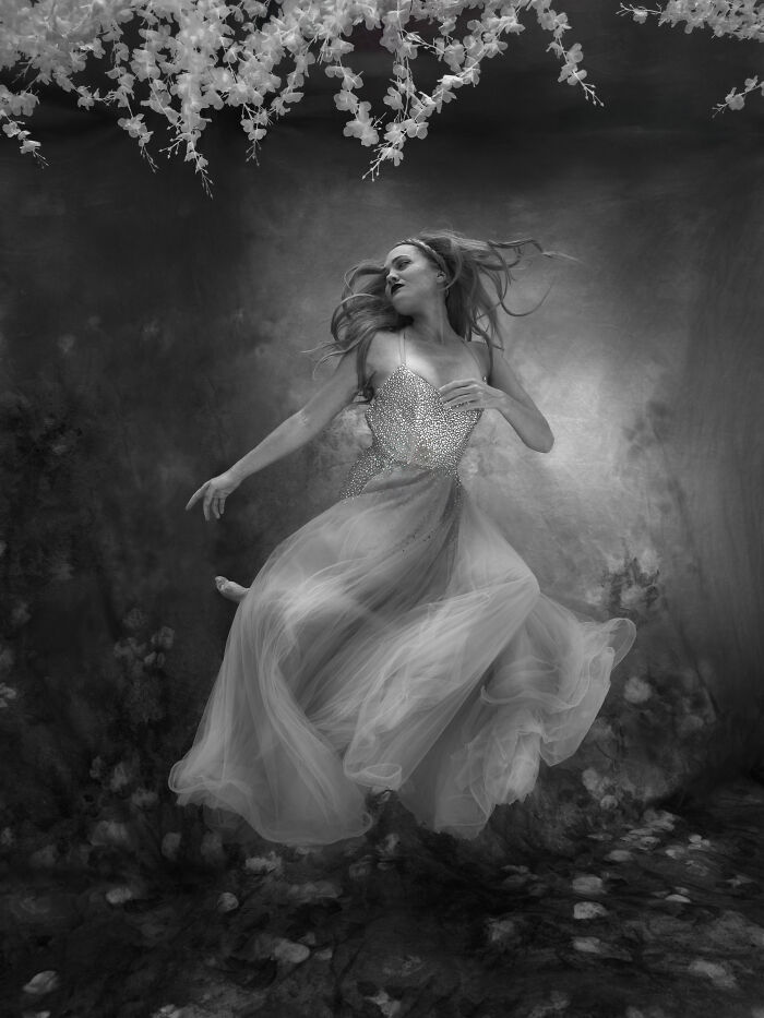 Mermaid Vibes in Black & White (Black & White Runner Up)