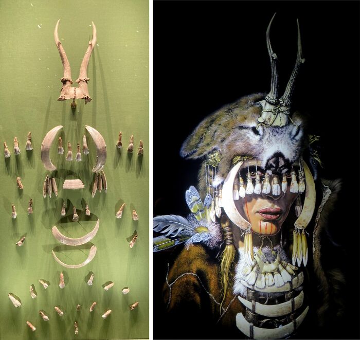 The Shaman of Bad Dürrenberg and Her Animal Bone Head-Dress