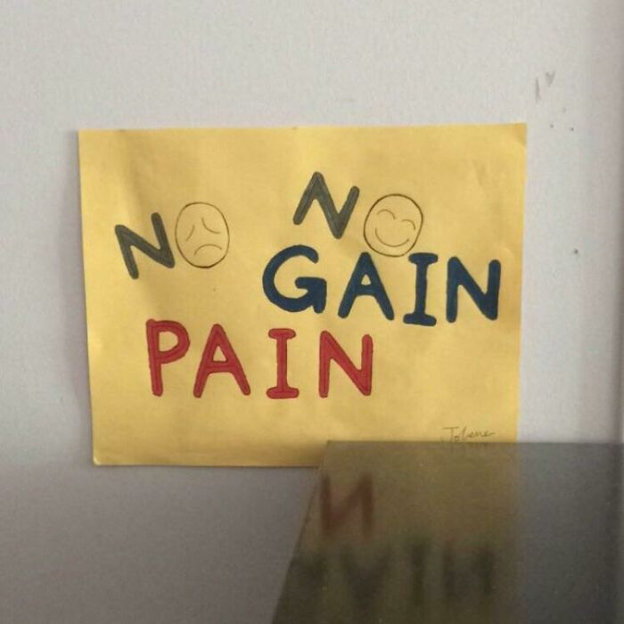No No Gain Pain?