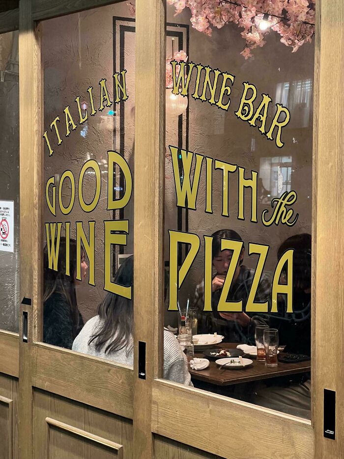 Italian Wine Bar with Pizza? Sure!