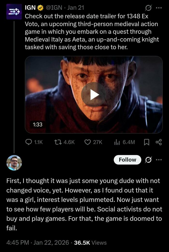 Female Leads In Games? Oh No, They Can’t Have That!