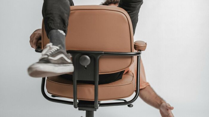 Spinning on swivel chairs until you’re dizzy enough to look like a top trying to walk. Fun until you fall over.