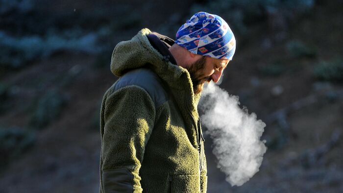 Making your breath look like a frosty dragon’s smoke on cold days. Rawr!