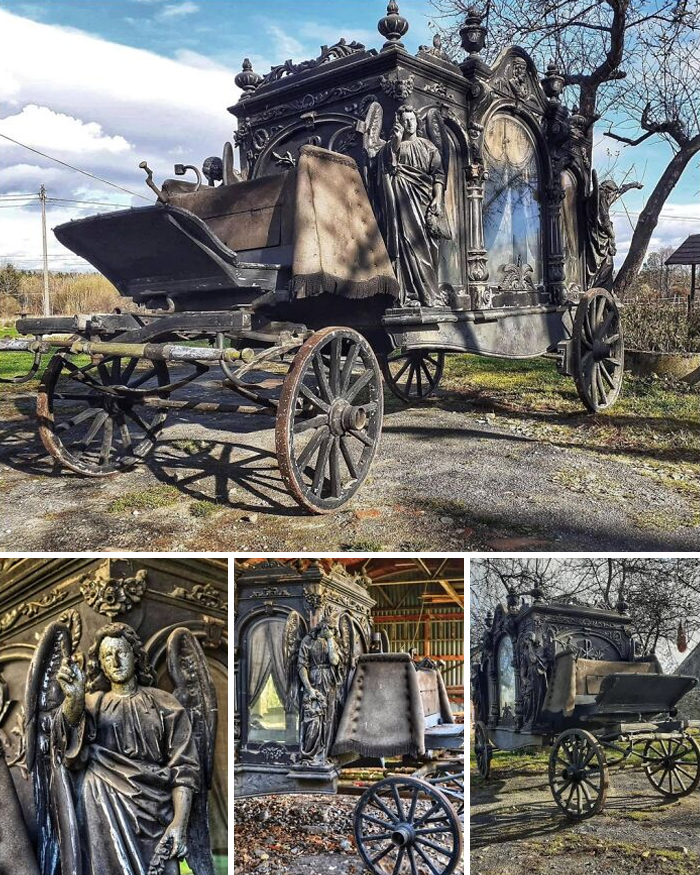 1870 Funeral Carriage From Dresden: Classy In A Creepy Way