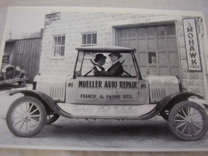 Check Out This Vintage "Back-To-Back" Car That Has Two Drivers And Two Engines!