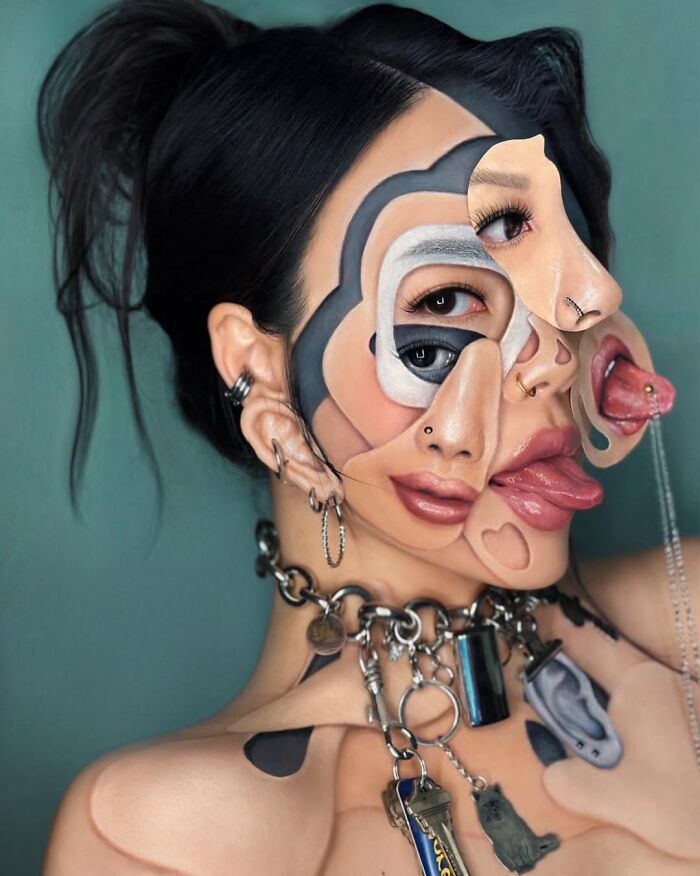 28 Crazy Makeup Illusions That’ll Make You Do a Double Take (Or Ten!)